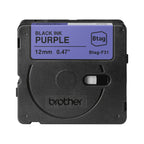 Brother BTAG-F31 cinta para impresora de etiquetas Negro en color púrpura (5)
