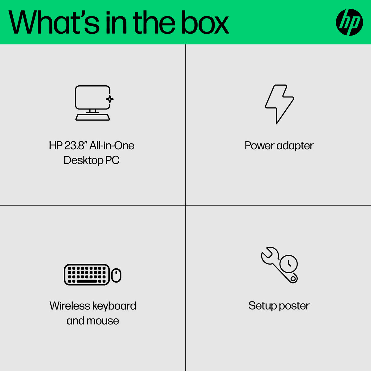 HP 24 -cr0063na PC Intel® Core™ i3 i3-N300 60.5 cm (23.8") 1920 x 1080 pixels All-in-One PC 8 GB DDR4-SDRAM 256 GB SSD Windows 11 Home Wi-Fi 6 (802.11ax) White (5)