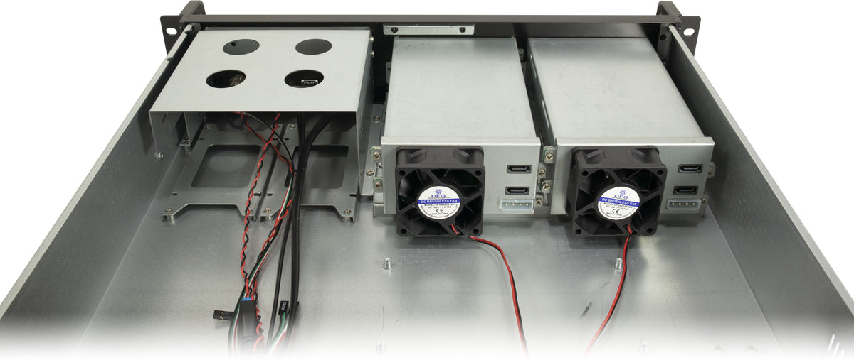 Inter-Tech 2U-2504 Rack Negro