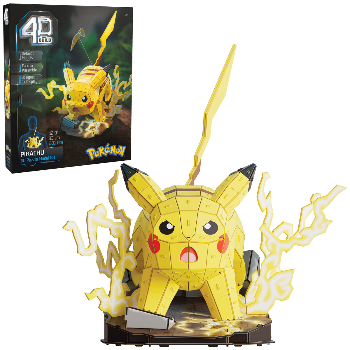 4D Build FDP FAP Pokemon Pikachu GML Puzle 3D 201 pieza(s) Dibujos