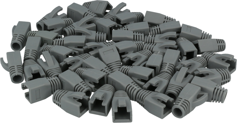 Fundas protect. RJ45, gris, 50 unidades (2)