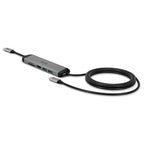 Lindy 43326 base para portátil y replicador de puertos Alámbrico USB 3.2 Gen 1 (3.1 Gen 1) Type-C Negro, Gris (3)