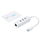 TP-Link UE330 base para portátil y replicador de puertos Alámbrico USB 3.2 Gen 1 (3.1 Gen 1) Type-A Blanco (4)