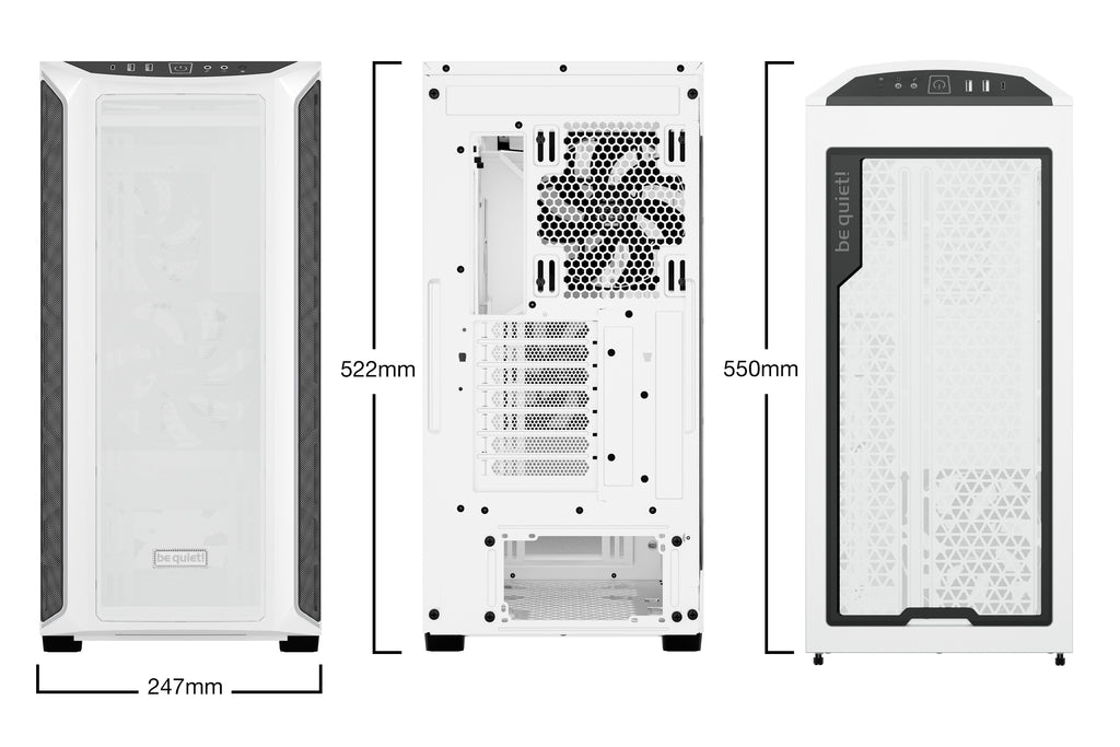 be quiet! Shadow Base 800 DX White Midi Tower Blanco (2)