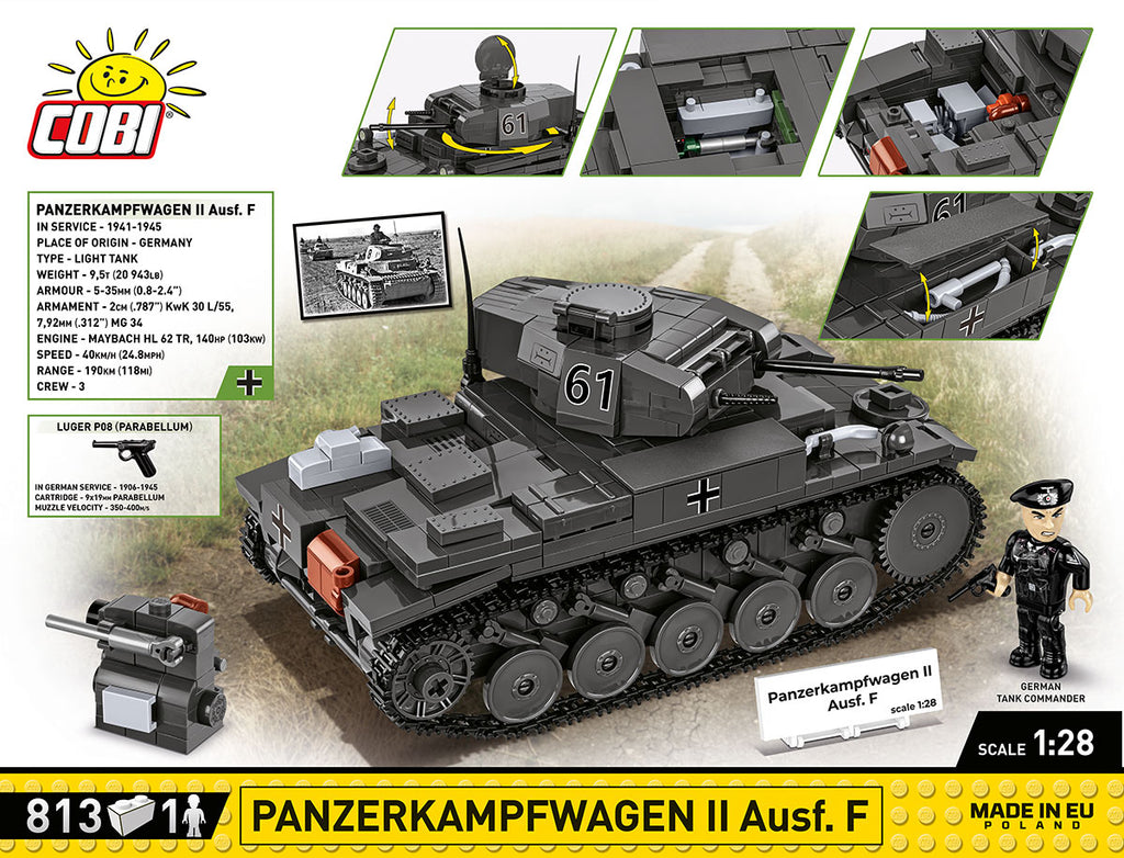 COBI Panzerkampfwagen II Ausf. F