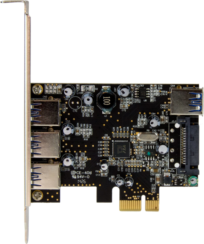 Startech PEXUSB3S42 - 3x Externos y 1x Interno, Adaptador USB (2)
