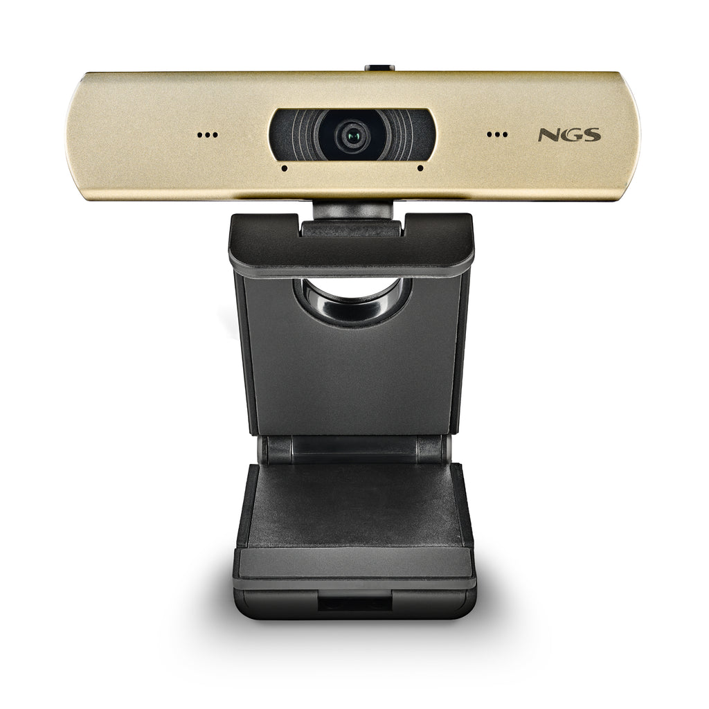 NGS XPRESSCAM 4000 cámara web 12 MP 3840 x 2160 Pixeles USB 2.0 Negro, Oro (3)