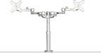 Soporte mesa ARTICONA Dual LCD plata