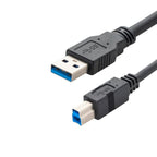 connektgear 2m USB 3 Connector Cable A Male to B Male - SuperSpeed