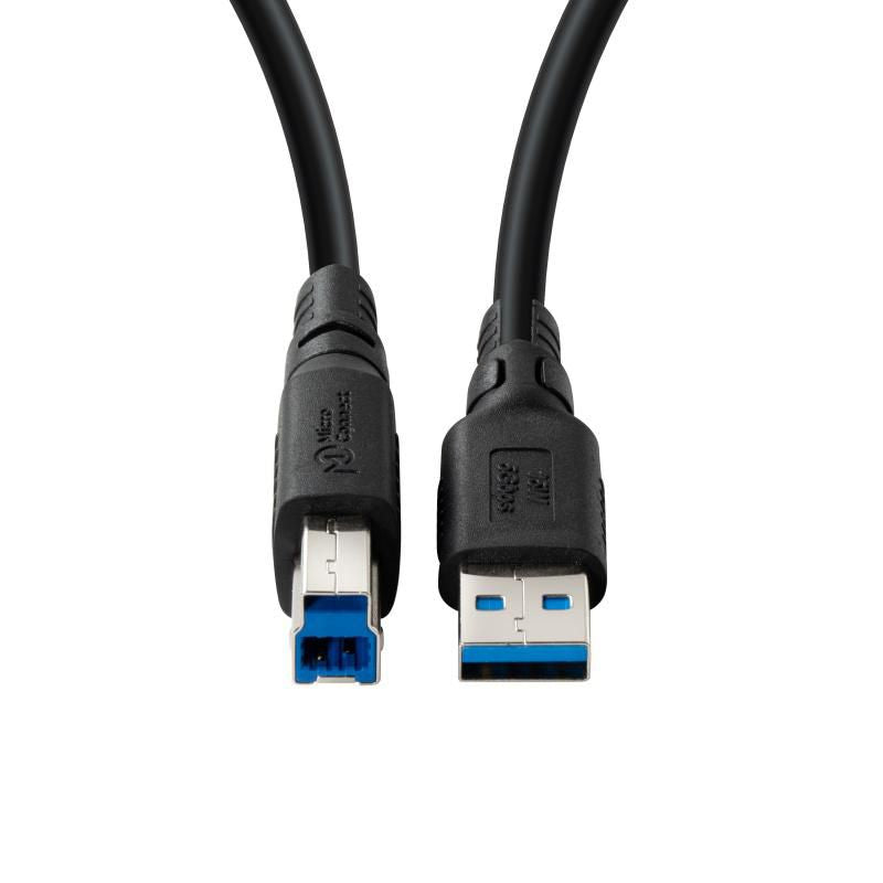 Microconnect USB3.0AB3B-LSZH cable USB USB 3.2 Gen 1 (3.1 Gen 1) 3 m USB A USB B Negro (4)