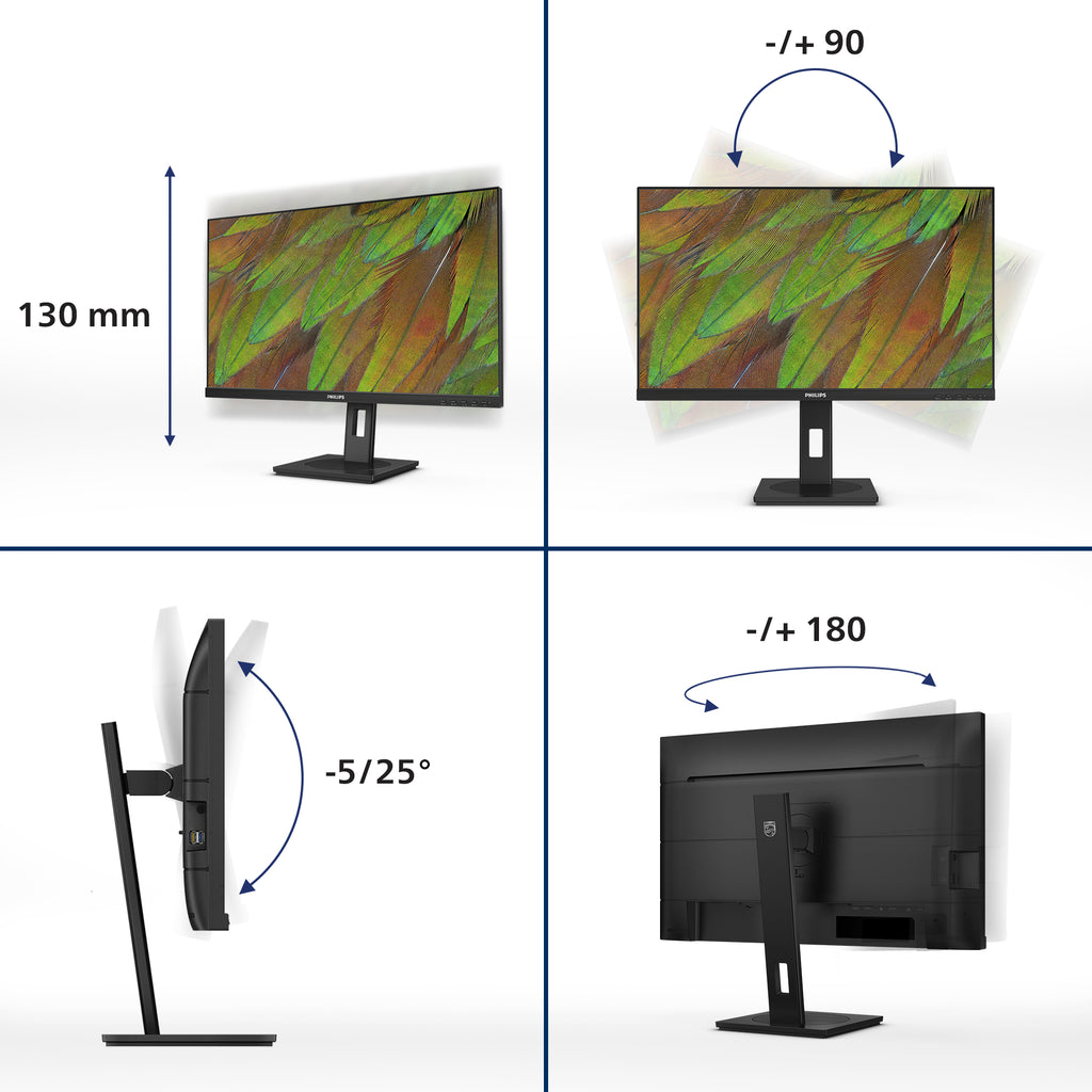 Philips 3000 series 27B1U3900/00 pantalla para PC 68,6 cm (27") 3840 x 2160 Pixeles 4K Ultra HD LCD Negro (4)