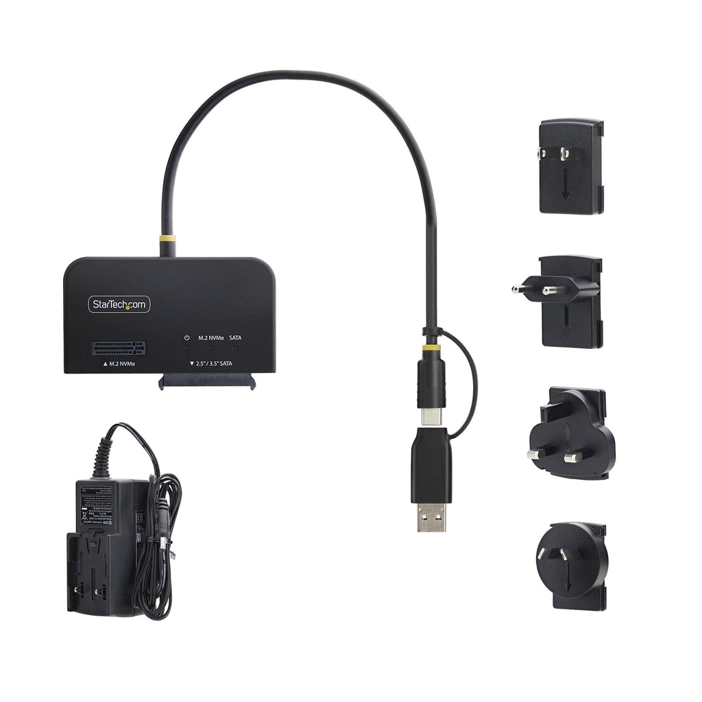 StarTech.com USB31CSAT3M2E base de conexión para disco duro USB 3.2 Gen 2 (3.1 Gen 2) Type-C Negro (7)