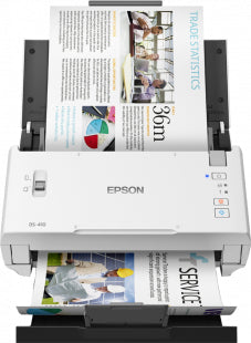 Epson DS-410 Escáner alimentado con hojas 600 x 600 DPI A4 Negro, Blanco