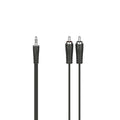 Hama 00205111 cable de audio 3 m 3,5mm 2 x RCA Negro