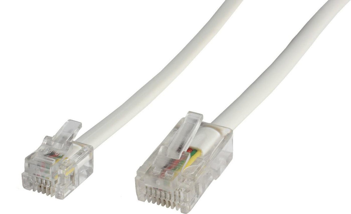 Microconnect MPK456 cable telefónico 6 m Blanco (2)
