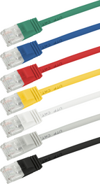 Cable patch RJ45 U/UTP Cat6a 10 m rojo (6)