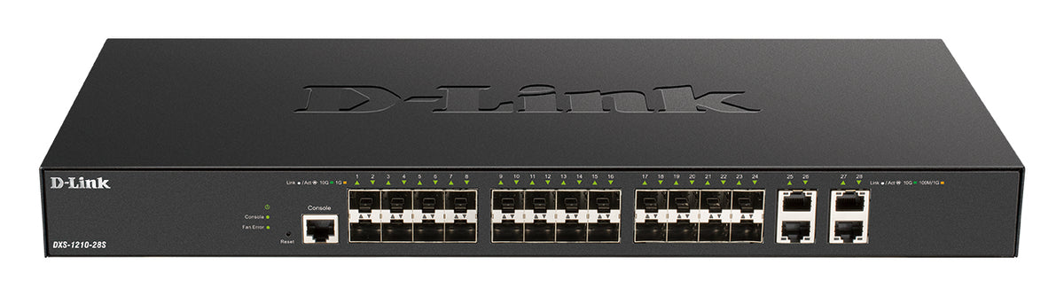 D-Link DXS-1210-28S switch Gestionado L2/L3 10G Ethernet (100/1000/10000) 1U Negro (2)