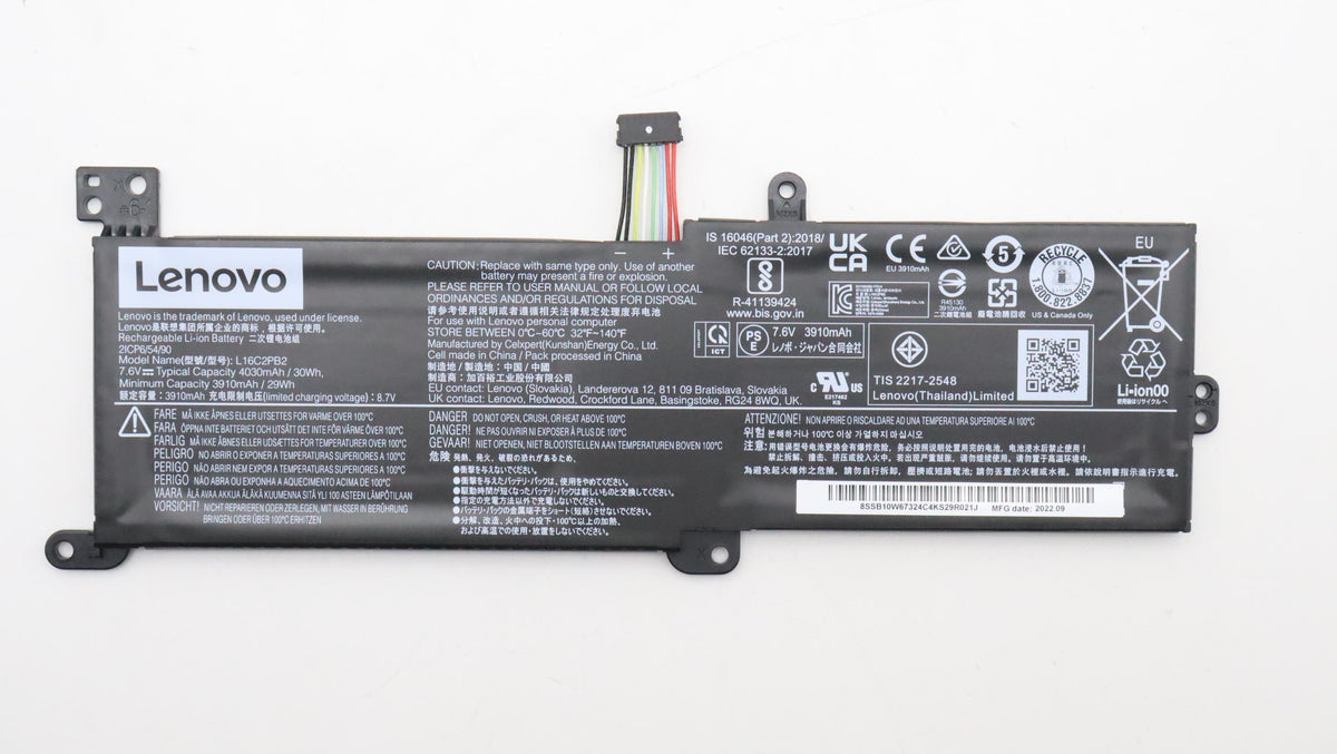 Lenovo 5B10W67310 refacción para laptop Batería (2)