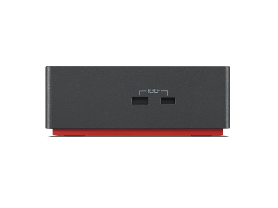 Lenovo 40B00300DK base para portátil y replicador de puertos Alámbrico Thunderbolt 4 Negro, Rojo – Reacondicionado (4)