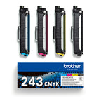 Brother TN-243CMYK cartucho de tóner 1 pieza(s) Original Negro, Cian, Magenta, Amarillo (5)