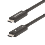 StarTech.com A40G2MB-TB4-CABLE cable Thunderbolt 40 Gbit/s Negro