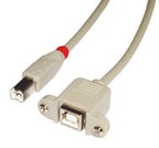 Lindy 31800 cable USB 0,5 m USB B 0,48 Gbit/s Gris (2)