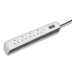 Belkin BSV400AF2M surge protector White 4 AC outlet[s] 2 m (BELKIN 4 OUTLET SURGE STRIP - - 2M)