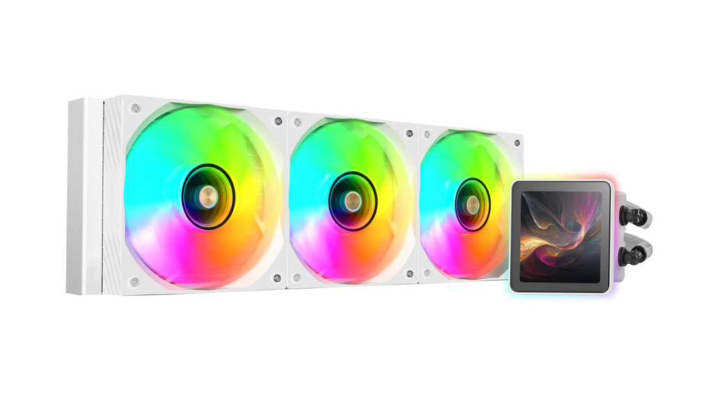 Mars Gaming ML-VISIONPRO360W Procesador Sistema de refrigeración líquida todo en uno 12 cm Blanco 1 pieza(s) (2)