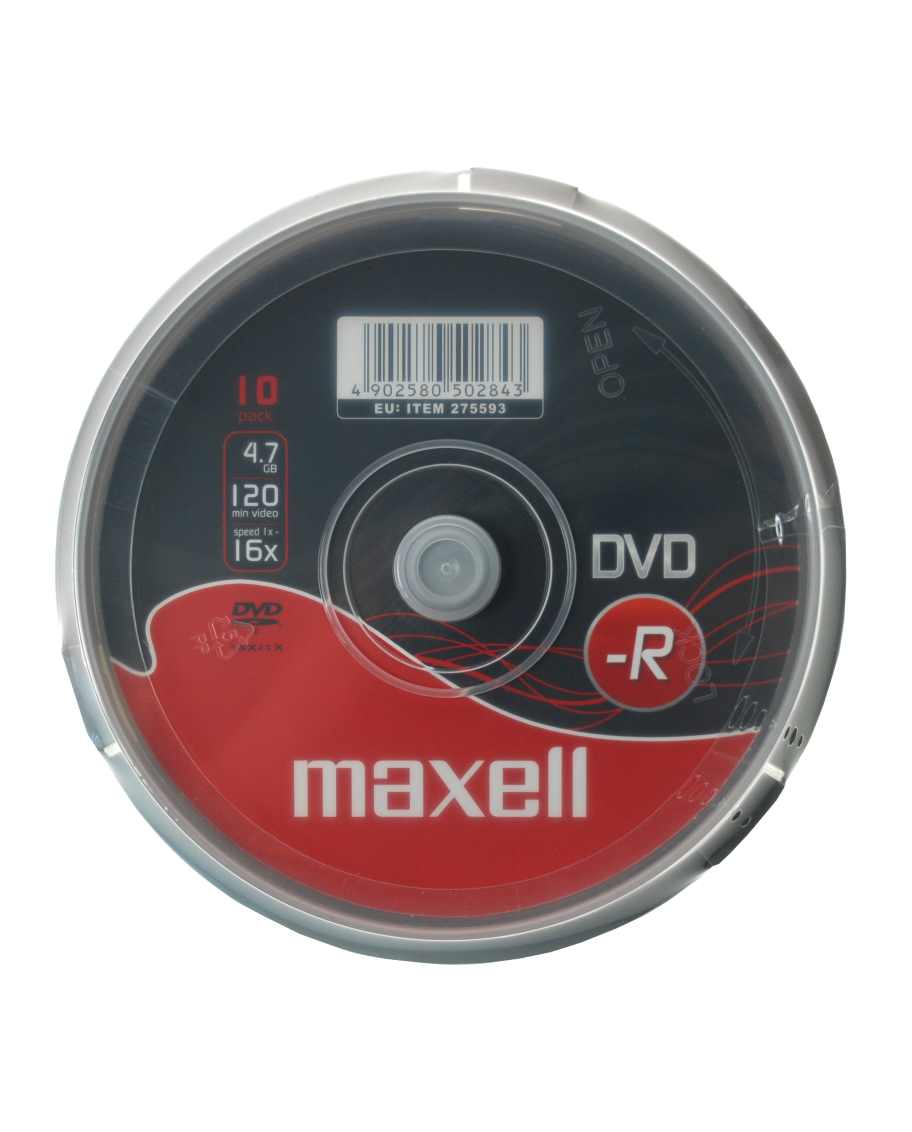 Maxell DVD-R 4,7GB 16X 10-Pack 10 pc