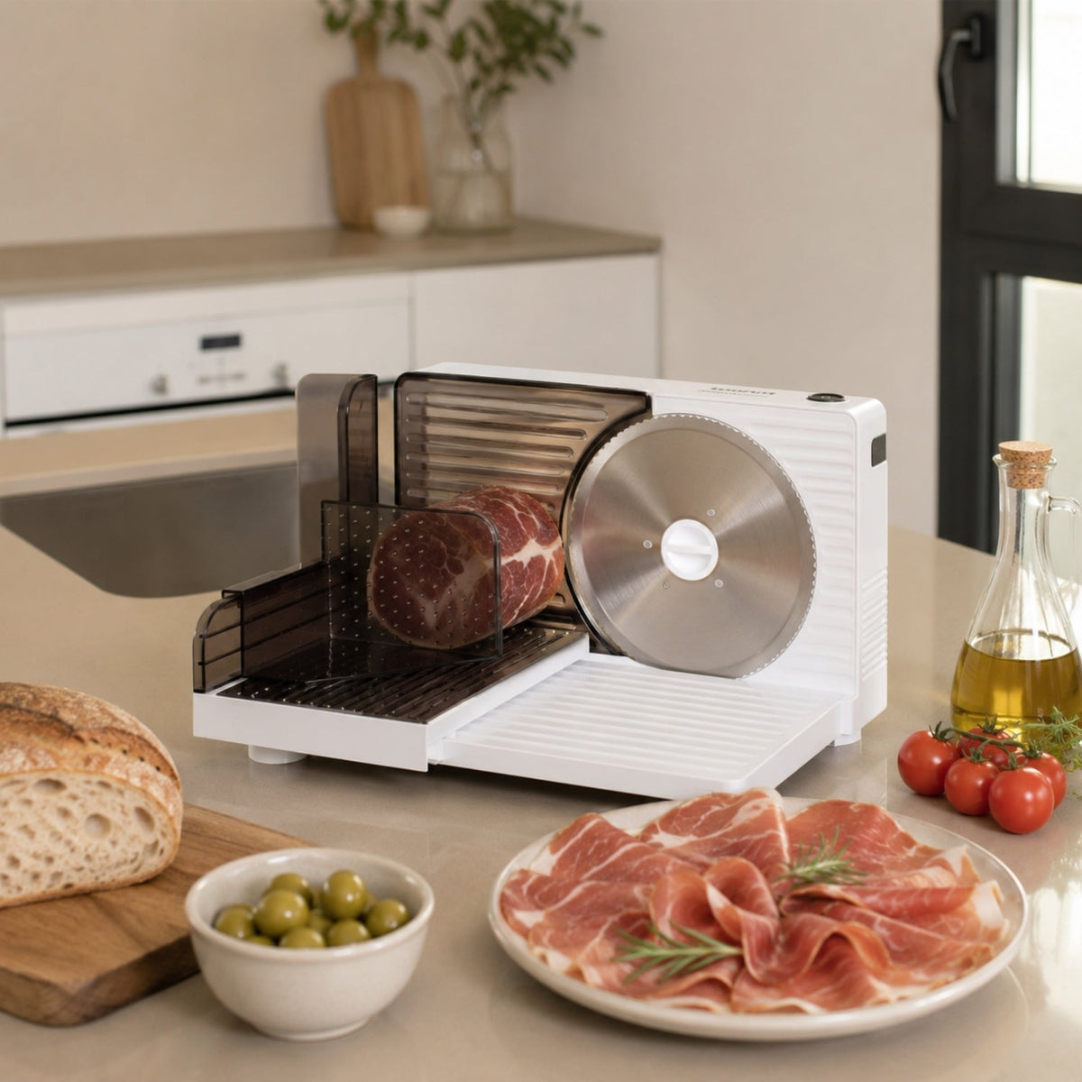 Taurus Cortafiambres Plegable Cutmaster Compact cortafiambres eléctrico 100 W
