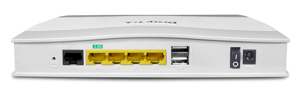 DrayTek 2767 Router VDSL 2.5G cable 2,5 Gigabit Ethernet Blanco