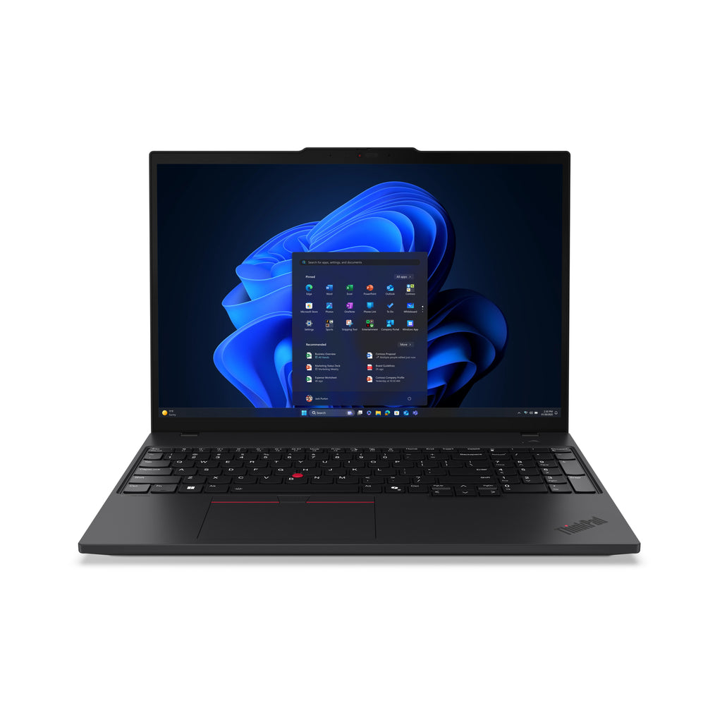 Lenovo ThinkPad T16 Gen 4 (Intel) Copilot+ PC Intel Core Ultra 7 258V Portátil 40,6 cm (16") WUXGA 32 GB 1 TB SSD Wi-Fi 7 (802.11be) Windows 11 Pro Negro Alemán (2)
