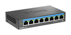 D-Link DMS-108\B No administrado 2.5G Ethernet (100/1000/2500) Escritorio Negro