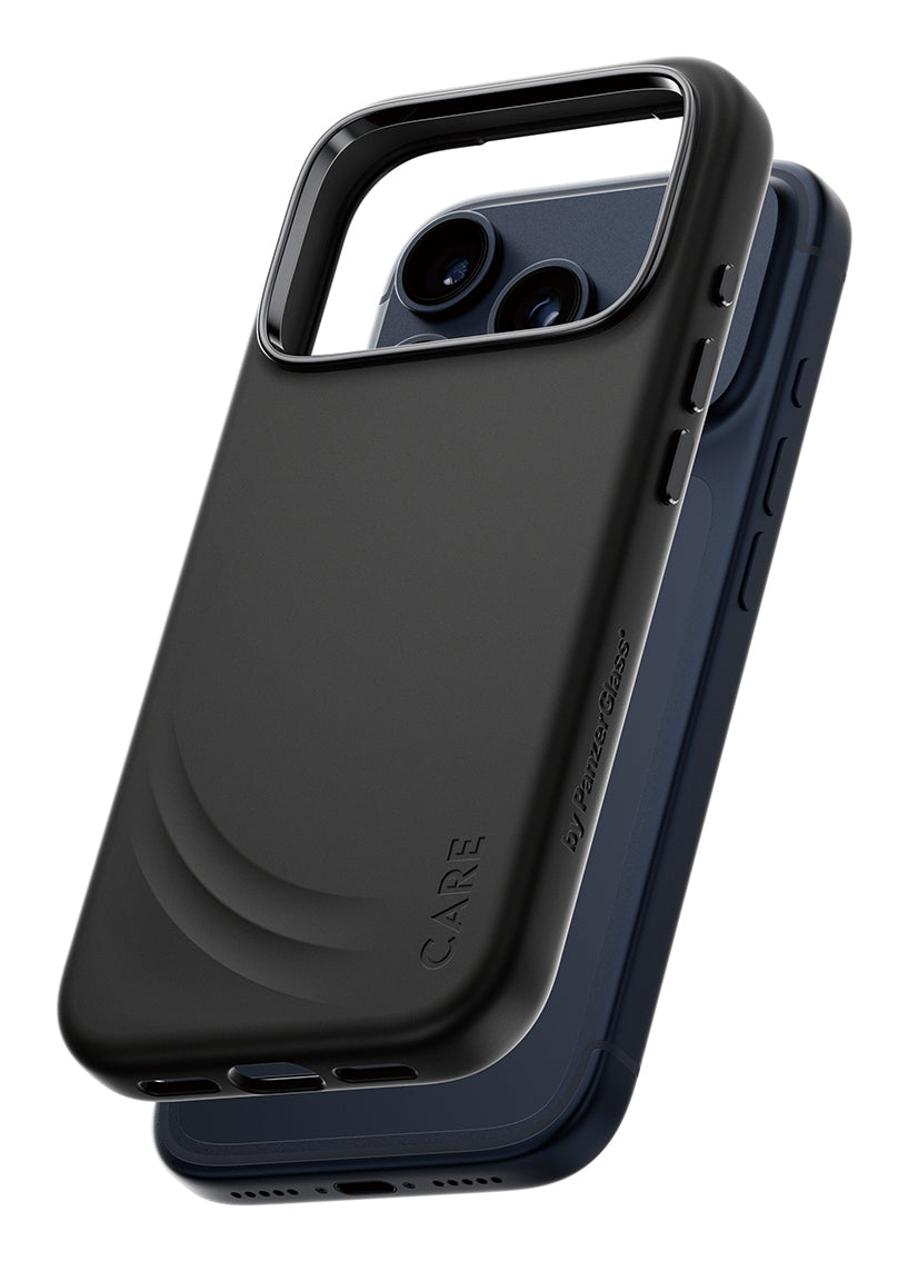 PanzerGlass CARE™ by ® Flow Case Black w. MagSafe iPhone 17 Pro funda