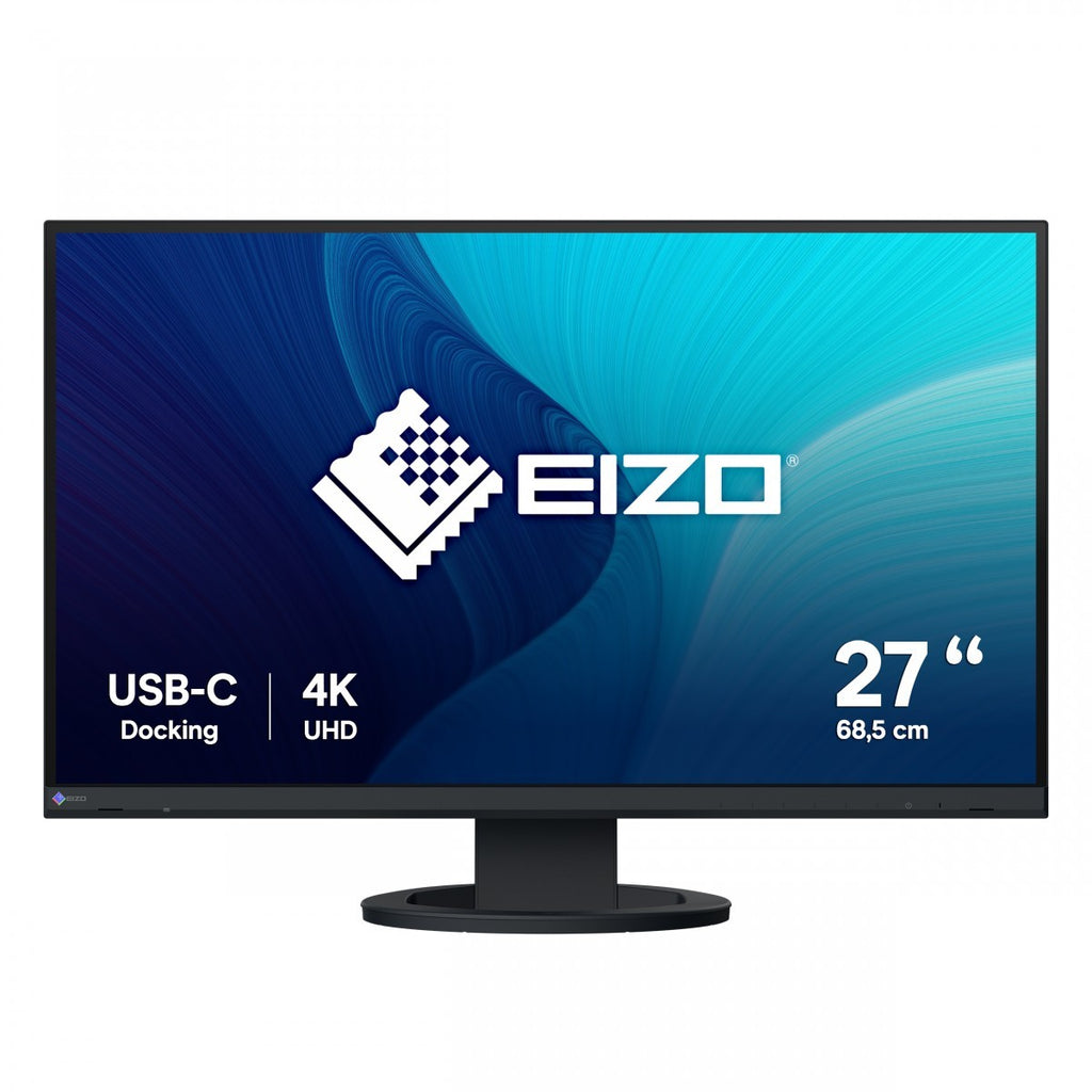 EIZO EV2740S-BK Moniteur 27" 3840x2160 IPS Noir USB-C, DP, HDMI, 4x USB-A