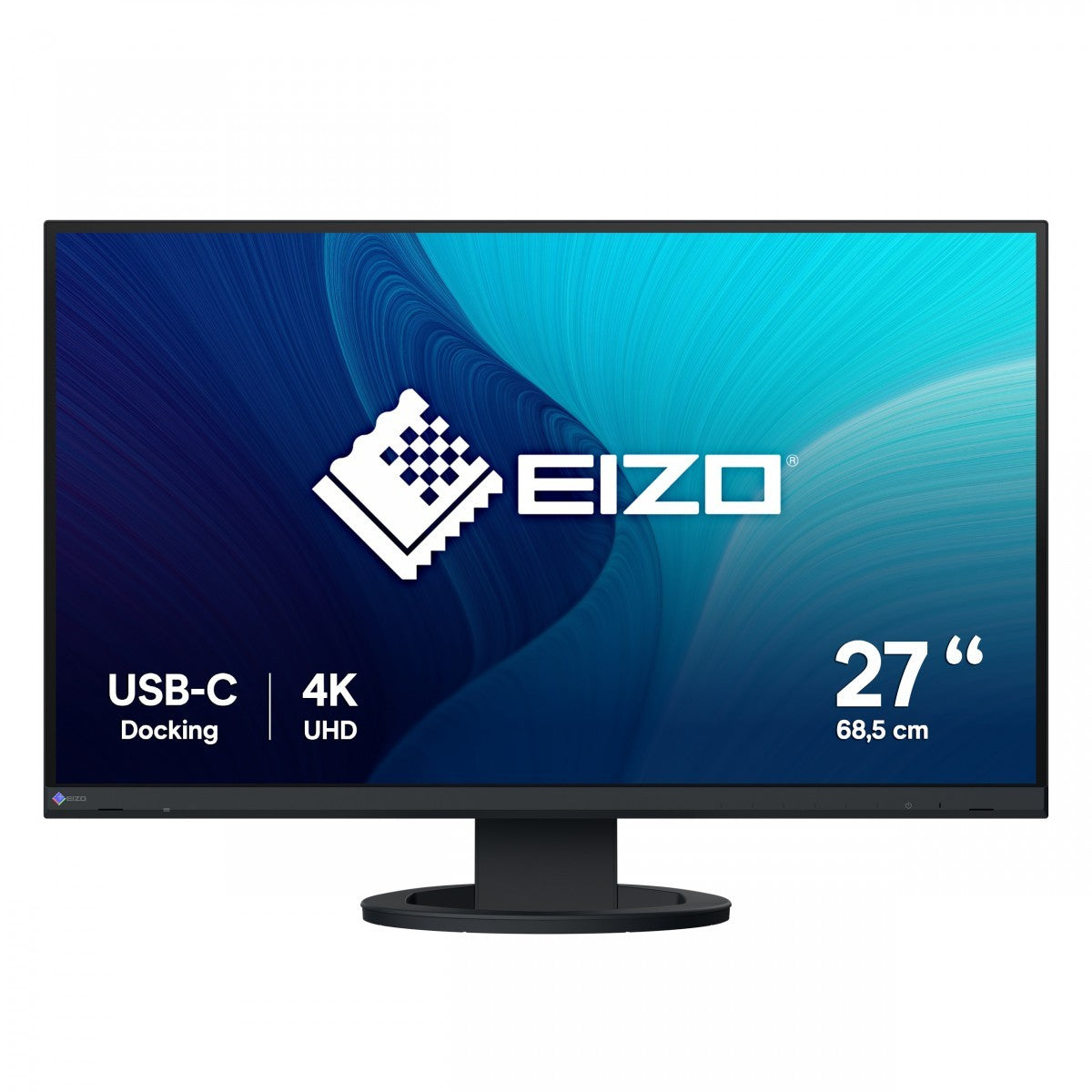 EIZO EV2740S-BK Moniteur 27" 3840x2160 IPS Noir USB-C, DP, HDMI, 4x USB-A