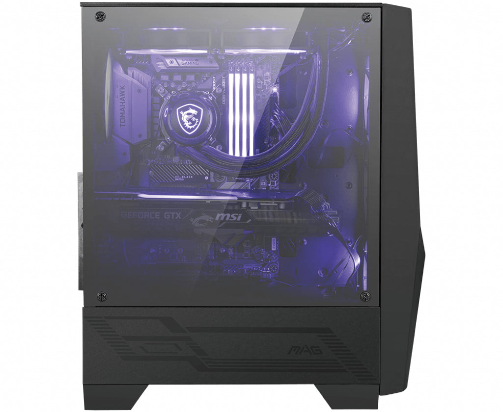 MSI MAG Forge 100M Midi Tower Negro, Transparente (3)
