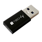 Techly IADAP USB3-AFT cambiador de género para cable USB A USB C Negro (7)
