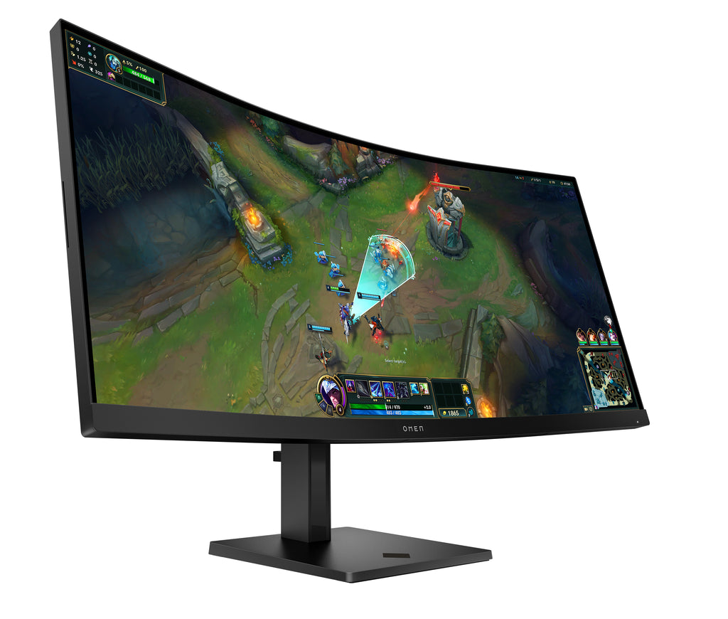HP OMEN LCD 34c G2 curved VA 34 86,4 cm WQHD 3440x1440 1ms 185 Hz 400 nits2xHDMIDPVESA pantalla para PC 86,4 cm (34") 3440 x 1440 Pixeles Wide Quad HD Negro (3)
