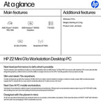 HP Z2 G1a Copilot+ PC AMD Ryzen AI Max PRO 390 32 GB LPDDR5x-SDRAM 1 TB SSD Windows 11 Pro Mini PC Workstation AI Workstation, AI PC Black (4)