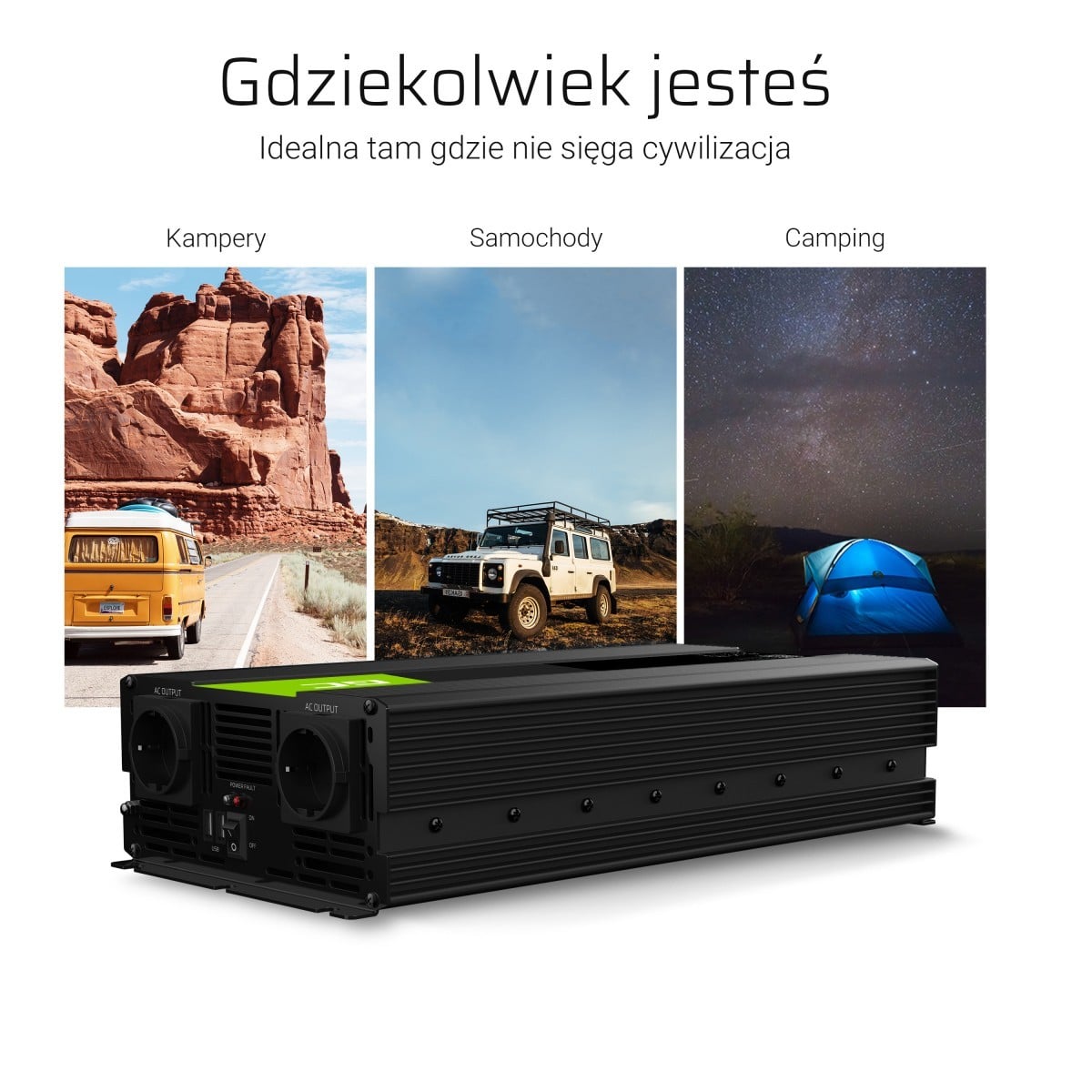 Green Cell INV11 adaptateur de puissance & onduleur Auto 12 W (4)