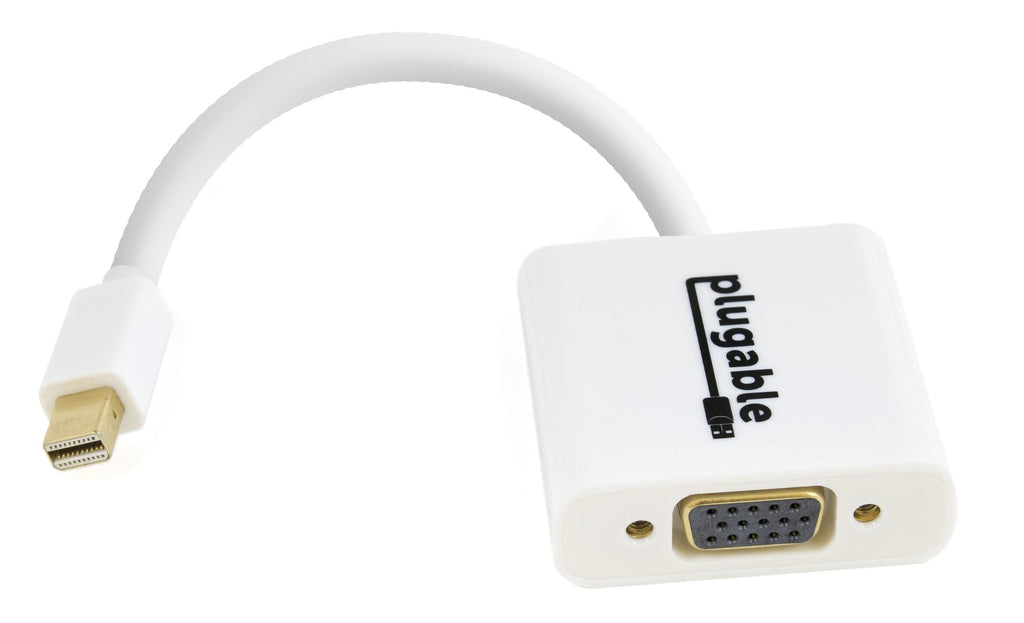 Plugable Technologies MDPM-VGAF adaptador de cable de vídeo Mini DisplayPort VGA