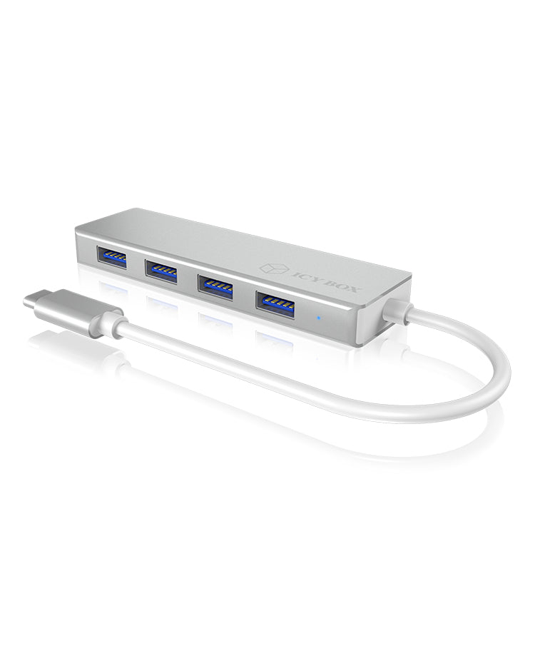 ICY BOX IB-HUB1425-C3 USB 3.2 Gen 1 (3.1 Gen 1) Type-C 5000 Mbit/s Plata (4)