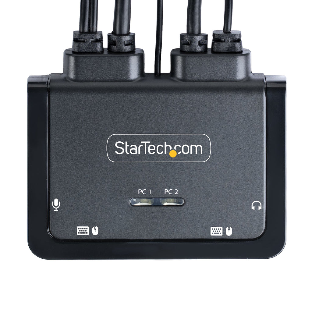 StarTech.com C2-H46-UAC-CBL-KVM interruptor KVM Negro (7)