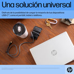 HP USB-C 65W Laptop Charger adaptador e inversor de corriente Interior Negro (7)