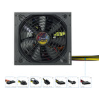 TooQ TQAPOLO-700SP unidad de fuente de alimentación 700 W 20+4 pin ATX ATX Negro (4)