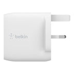 Belkin WCB002MYWH mobile device charger Universal White AC Indoor (DUAL USB-A WALL CHARGER/ 12W X2 - WHITE)