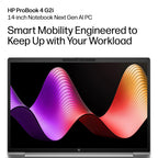 HP ProBook 4 G2i 14 inch Notebook Next Gen AI PC Wolf Pro Security Edition Copilot+ PC Intel Core Ultra 5 325 Laptop 35.6 cm (14") WUXGA 16 GB DDR5-SDRAM 512 GB SSD Wi-Fi 7 (802.11be) Windows 11 Pro Silver (9)