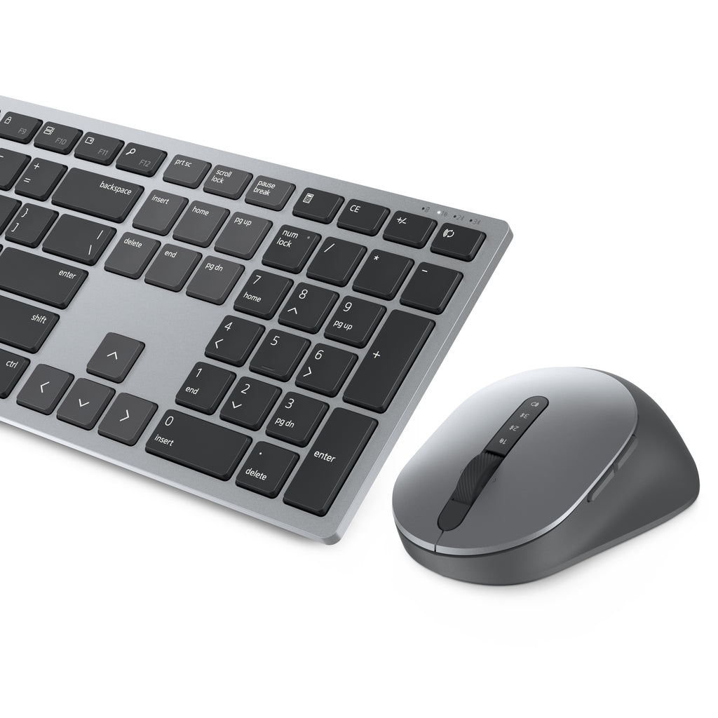 DELL KM7321W teclado Ratón incluido Oficina RF Wireless + Bluetooth Internacional de EE.UU. Gris, Titanio (8)