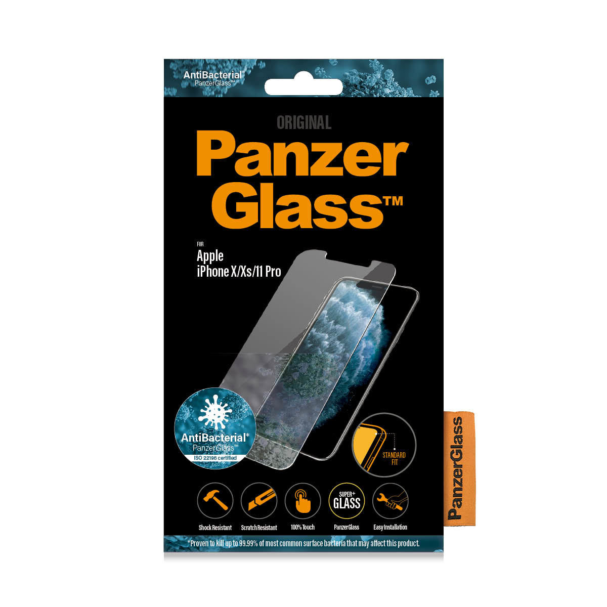 PanzerGlass ® Screen Protector iPhone 11 Pro | Xs | X | Standard Fit Protector de pantalla Apple 1 pieza(s) (2)
